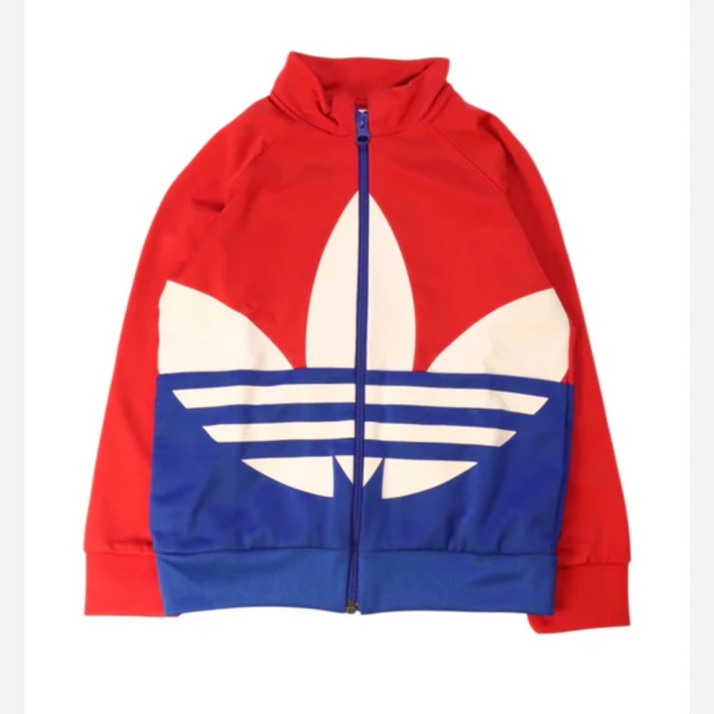 ADIDAS big trefoil zip up jacket